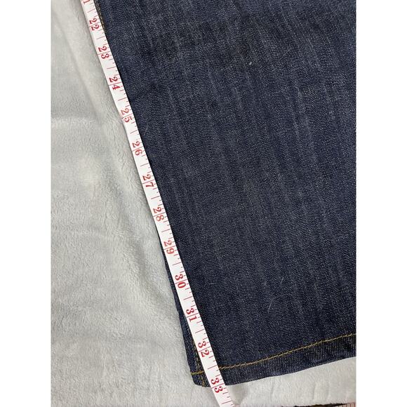 William Rast 40x32 Dark Wash Indigo Blue Jeans Dean Slim Straight 42” Waist EUC - Picture 12 of 13